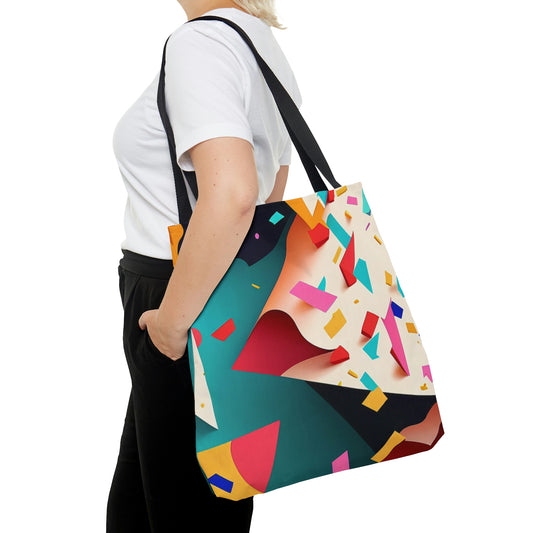 Memphis Confetti Sprinkle Tote Bag