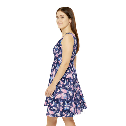 Crystal Butterflies Women's Skater Dress (AOP)