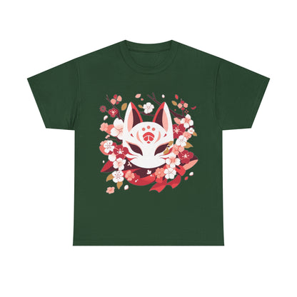 Kitsune Mask Unisex Heavy Cotton Tee