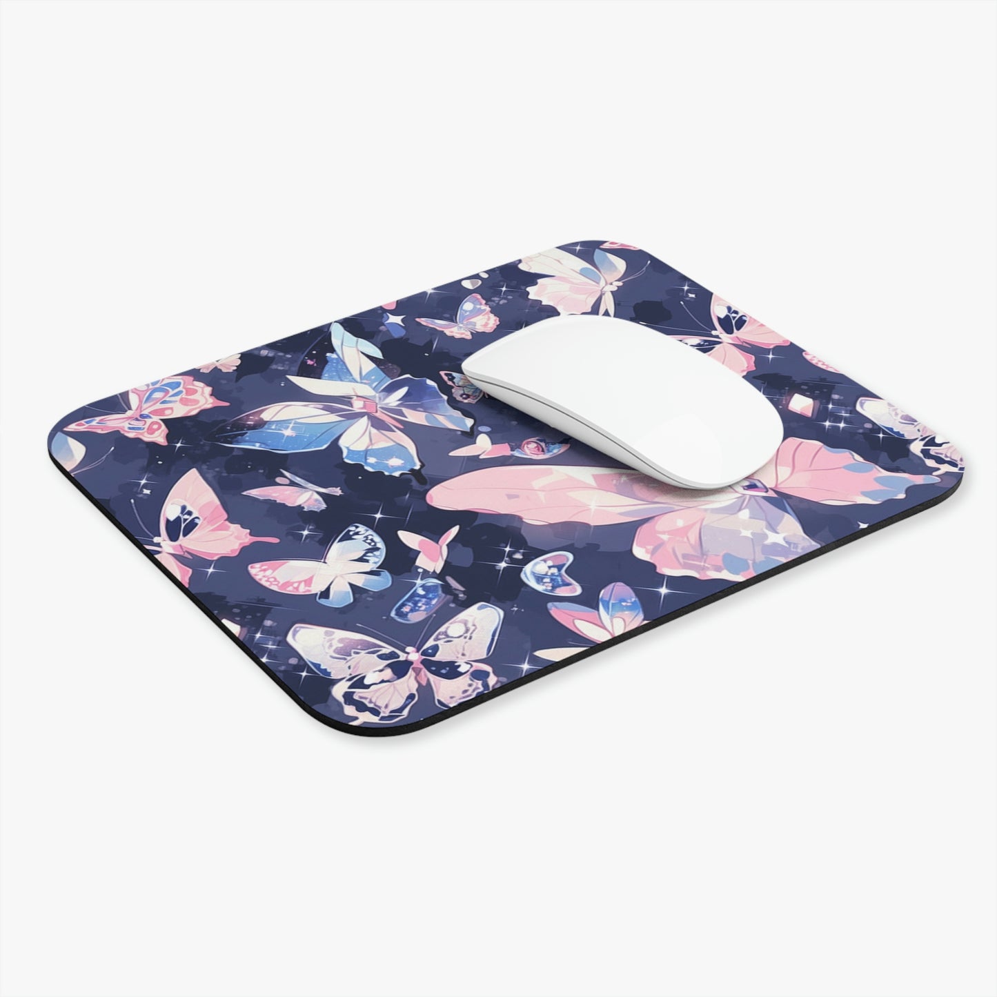 Crystal Butterflies Mouse Pad (Rectangle)