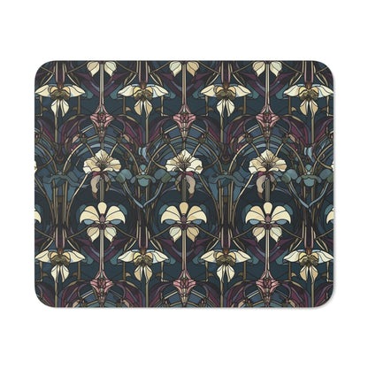Art Deco Orchids Desk Mouse Pad