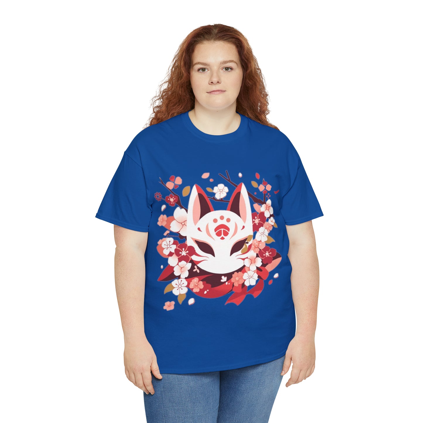 Kitsune Mask Unisex Heavy Cotton Tee