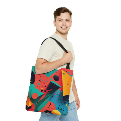 Memphis Confetti Bold Tote Bag