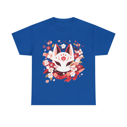 Kitsune Mask Unisex Heavy Cotton Tee