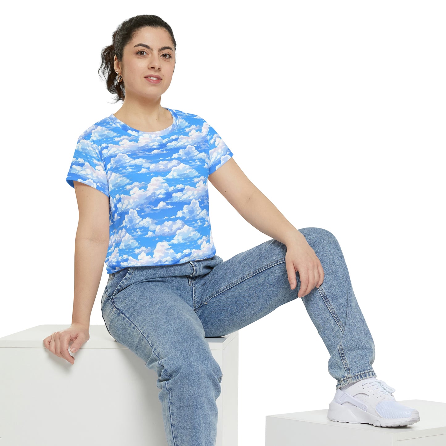 Clear Skies Women's Short Sleeve Shirt (AOP)
