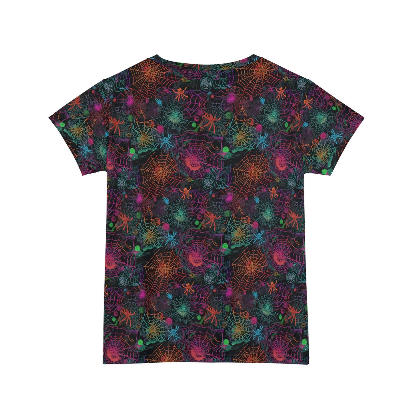Alien Webs Women's Short Sleeve Shirt (AOP)