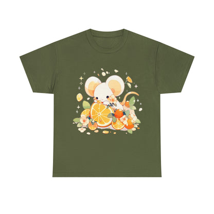 Orange Mouse Unisex Heavy Cotton Tee