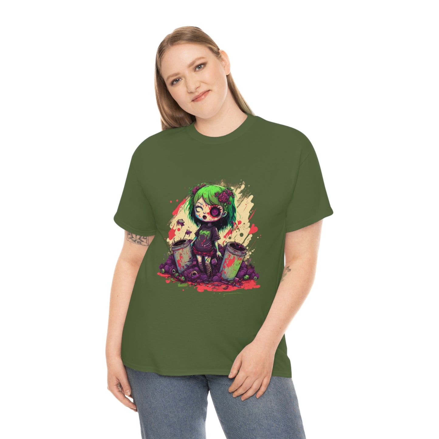 Stay Away From My Garbage Unisex Heavy Cotton Tee