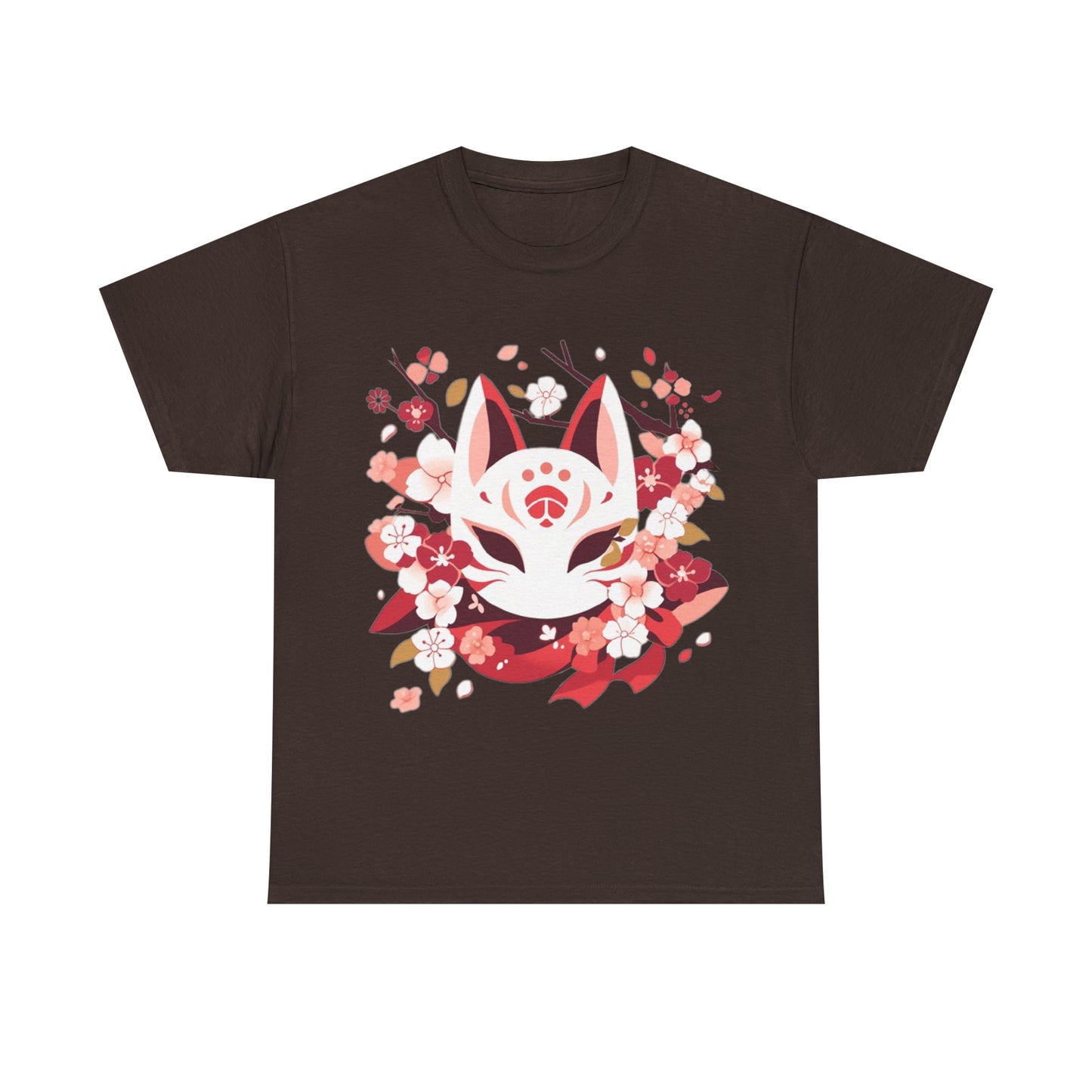 Kitsune Mask Unisex Heavy Cotton Tee