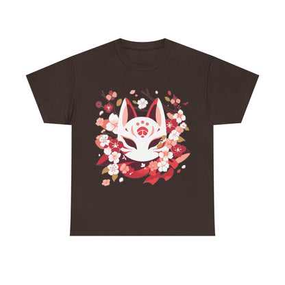 Kitsune Mask Unisex Heavy Cotton Tee