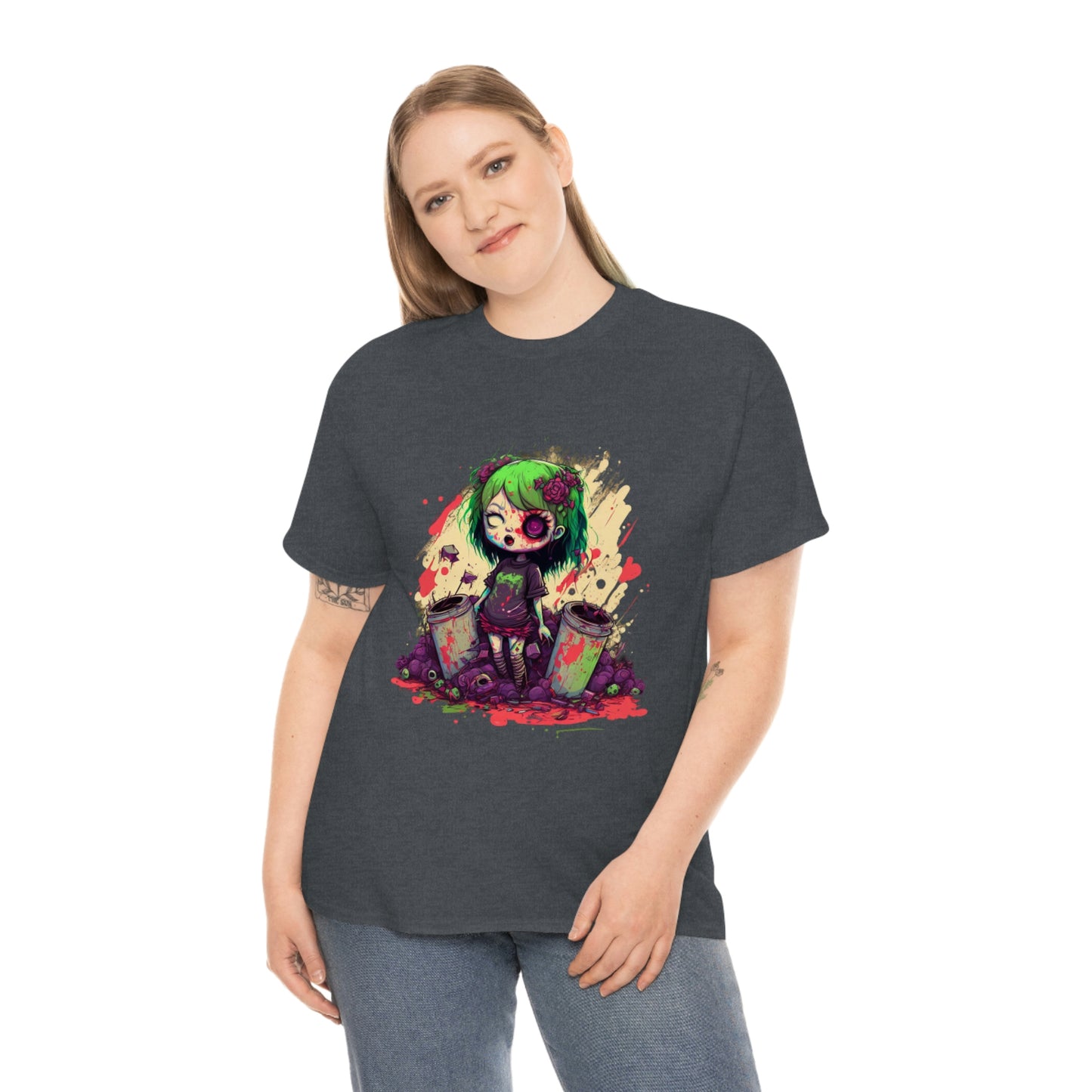 Stay Away From My Garbage Unisex Heavy Cotton Tee
