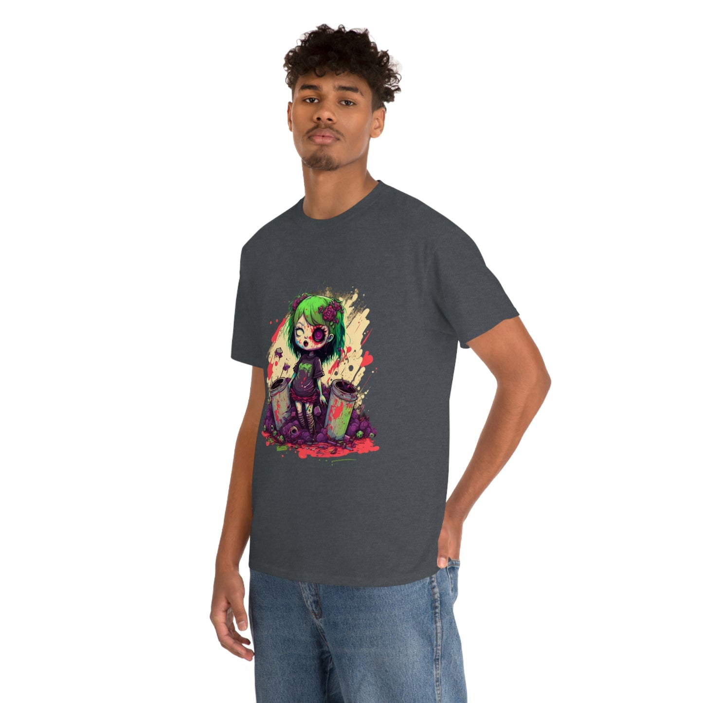 Stay Away From My Garbage Unisex Heavy Cotton Tee