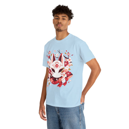 Kitsune Mask Unisex Heavy Cotton Tee