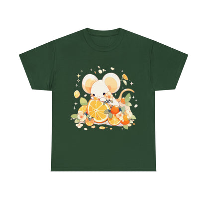 Orange Mouse Unisex Heavy Cotton Tee