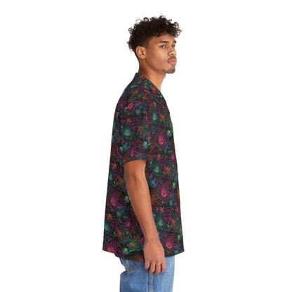 Alien Webs Men's Hawaiian Shirt (AOP)
