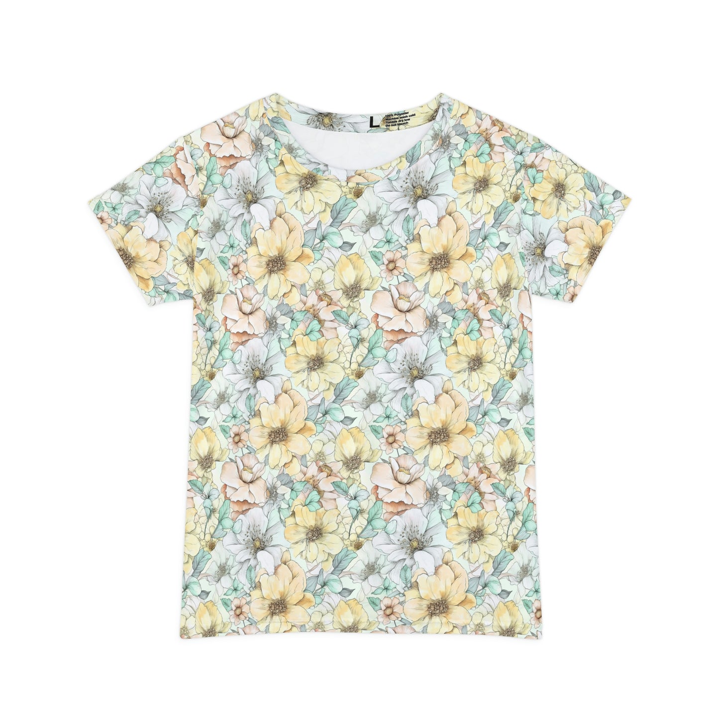Spring Flowers Women's Short Sleeve Shirt (AOP)