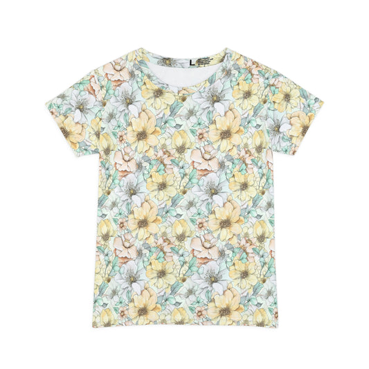 Spring Flowers Women's Short Sleeve Shirt (AOP)