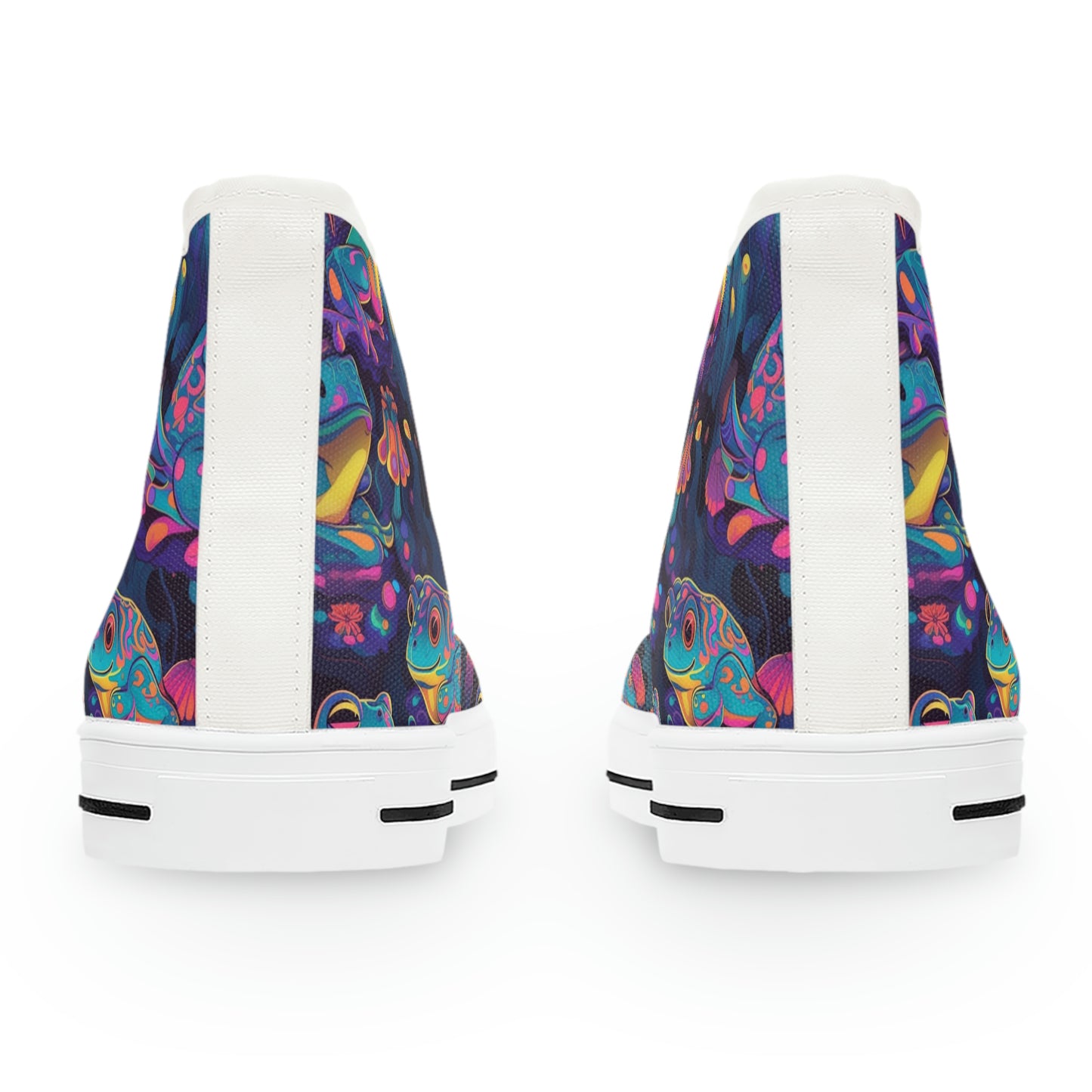 Funky Frogs Women's High Top Sneakers