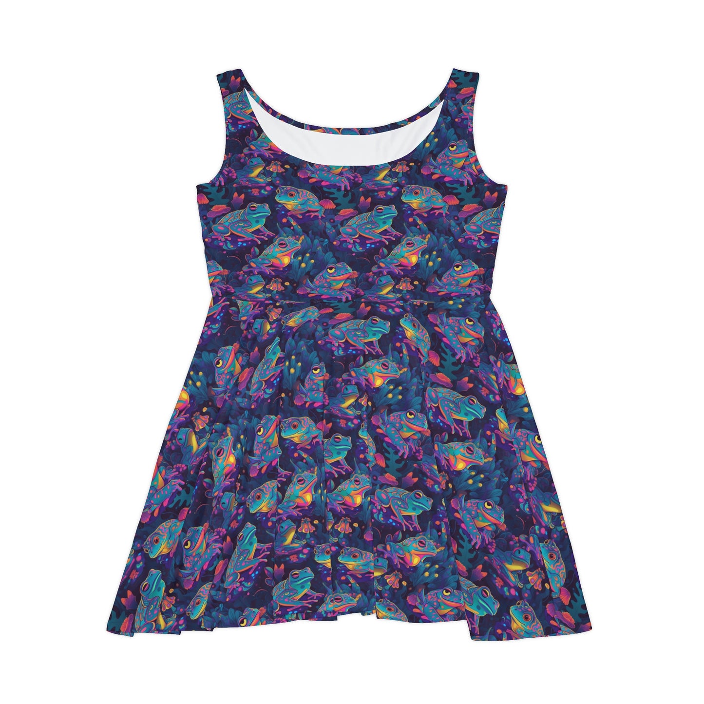 Funky Frogs Women's Skater Dress (AOP)