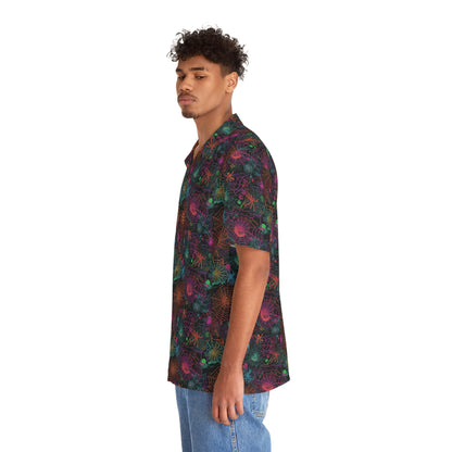Alien Webs Men's Hawaiian Shirt (AOP)