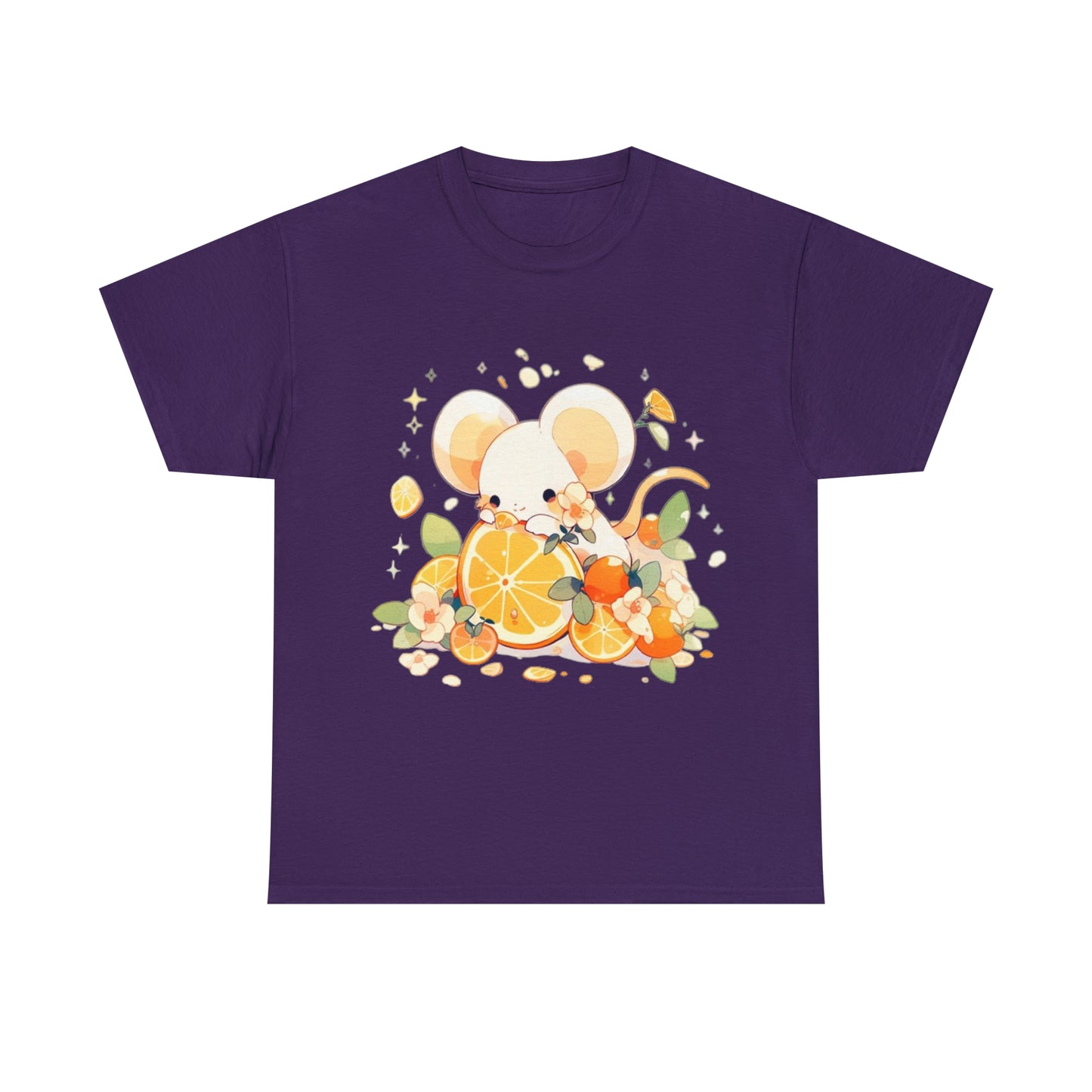 Orange Mouse Unisex Heavy Cotton Tee