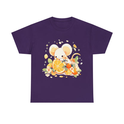 Orange Mouse Unisex Heavy Cotton Tee