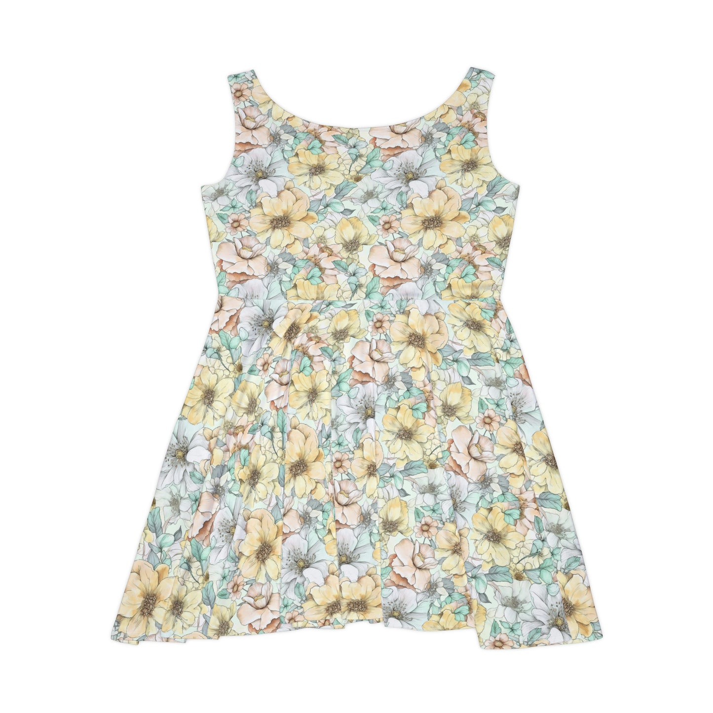 Spring Flowers Women's Skater Dress (AOP)